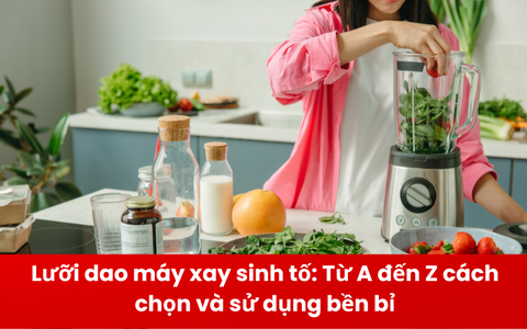 Lưỡi dao máy xay sinh tố: Từ A đến Z cách chọn và sử dụng bền bỉ