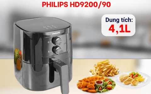 Hướng dẫn chọn nồi chiên không dầu theo kích thước phù hợp nhu cầu