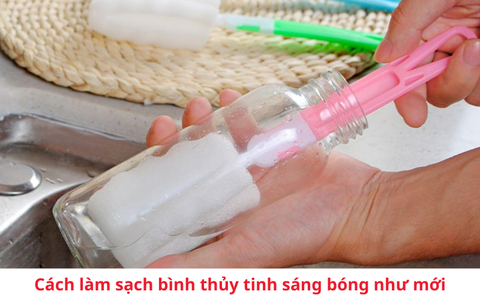 Cách làm sạch bình thủy tinh sáng bóng như mới: 5 mẹo đơn giản tại nhà