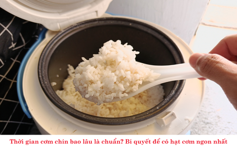 Thời gian cơm chín bao lâu là chuẩn? Bí quyết để có hạt cơm ngon nhất