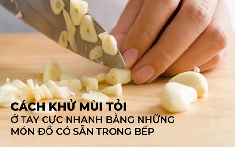 Cách khử mùi tỏi ở tay cực nhanh bằng những món đồ có sẵn trong bếp