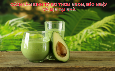 Cách làm sinh tố bơ thơm ngon, béo ngậy và mịn tại nhà