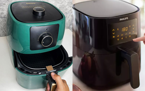 Nên mua nồi chiên không dầu cơ hay nồi chiên điện tử? So sánh chi tiết