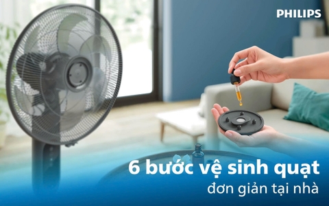 6 bước vệ sinh quạt đơn giản tại nhà
