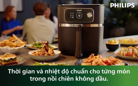 Thời gian và nhiệt độ chuẩn cho từng món trong nồi chiên không dầu