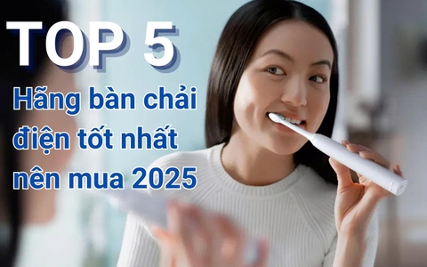 Top 5 hãng bàn chải điện tốt nhất nên mua 2025