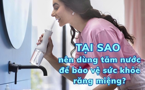 Tại sao nên dùng tăm nước để bảo vệ sức khoẻ răng miệng?