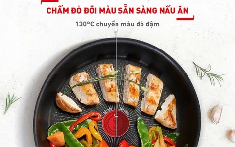 Chấm báo nhiệt Thermo-Spot trên chảo chống dính Tefal có công dụng gì?