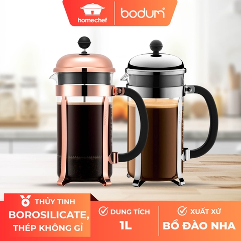 Bình pha trà, cà phê kiểu Pháp Bodum Chambord 1L-1928-16