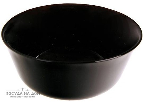 Bát (chén) Luminarc Carine thủy tinh màu đen H4998- 12cm