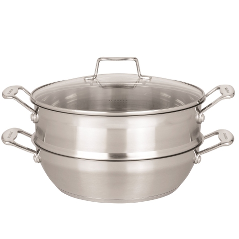 Chảo inox  kèm xửng hấp Scanpan Impact 28cm 71122810