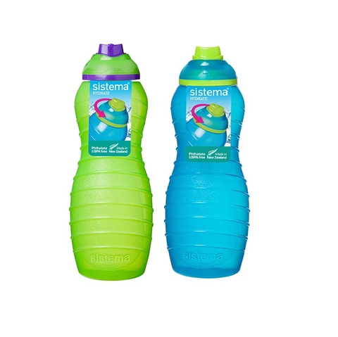 Bộ 2 bình đựng nước Sistema 700ml 3745C12*2