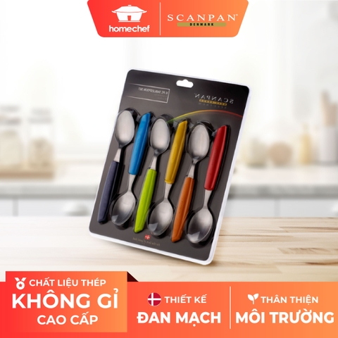 Bộ 6 thìa Scanpan Spectrum (6 màu) 51700805