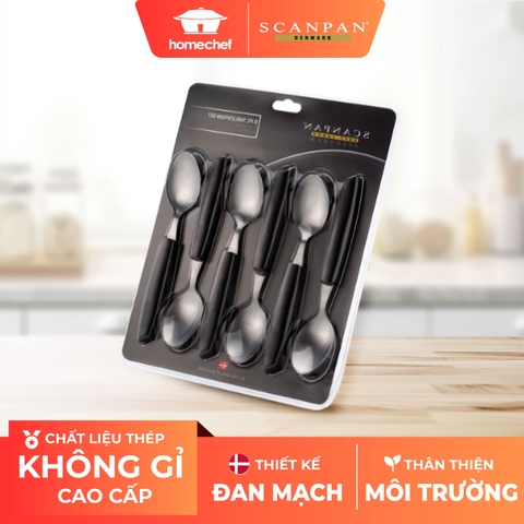 Bộ 6 chiếc thìa trà Spectrum (màu đen)-51800899