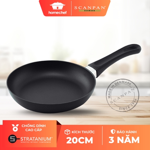 Chảo chống dính Scanpan Classic 20cm 53002000 đáy từ