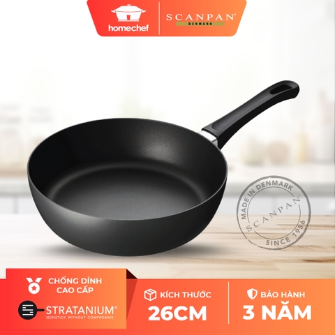 Chảo sâu lòng Scanpan Classic 26cm 53082614 đáy từ