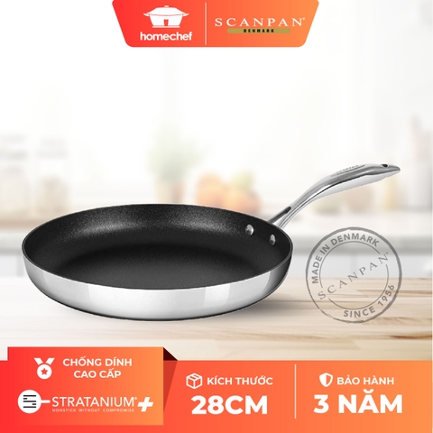 Chảo chống dính Scanpan HaptiQ 28cm 6001002800 đáy từ