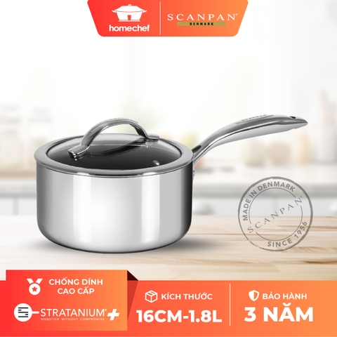 Nồi chống dính Scanpan HaptiQ 16cm 6001231600 đáy từ 1,8L