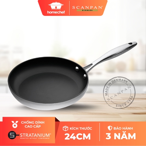 Chảo chống dính Scanpan CTX 24cm 65002400 đáy từ