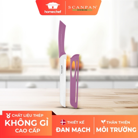 Dao cắt bánh mỳ Scanpan Spectrum 20cm 70004002 (màu tím)