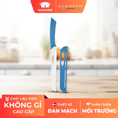 Dao cắt bánh mỳ Scanpan Spectrum 20cm 70004005 (màu xanh dương)