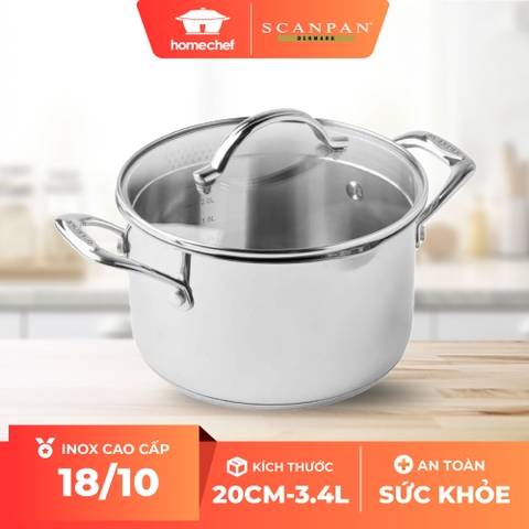 Nồi inox Scanpan STS 20cm 75252000 3,4L