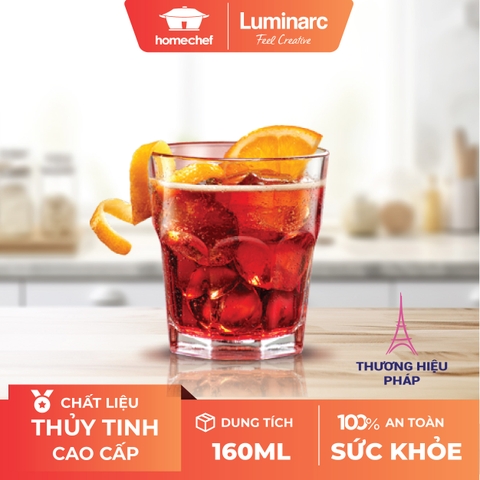 Bộ cốc (ly) thấp Luminarc Granity 6 chiếc D0787 - 160ml