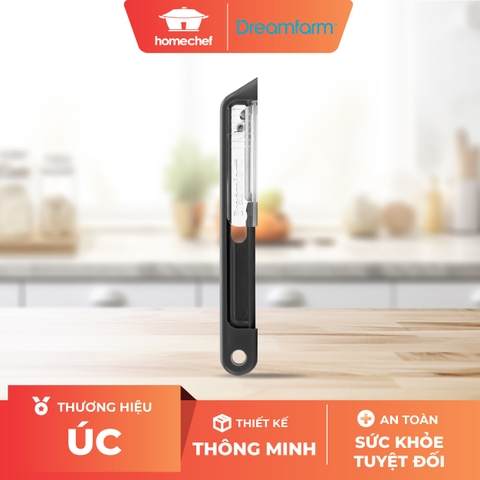 Dụng cụ nạo vỏ tự mài Dreamfarm Sharple-màu đen-DFSH4410