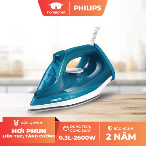 Bàn là, bàn ủi hơi nước Philips DST3040/70 2600W