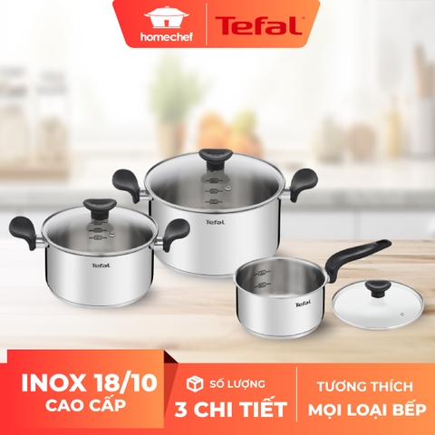 Bộ nồi Tefal Primary 16/20/24cm E3086S74