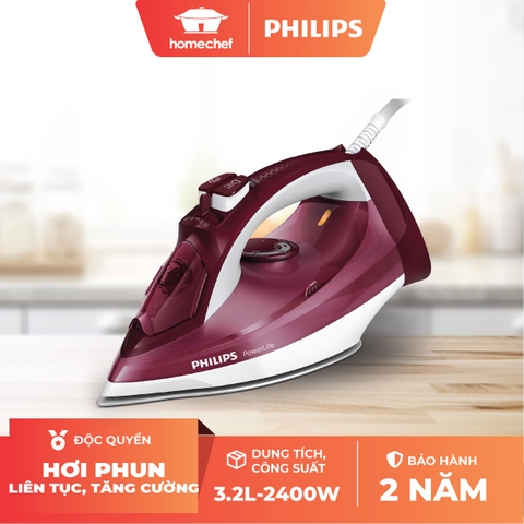 Bàn là, bàn ủi hơi nước Philips GC2997/40 2400W
