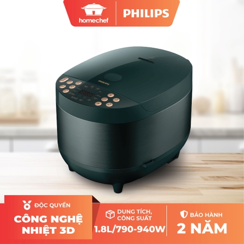 Nồi cơm điện tử Philips HD4518/62-1,8L