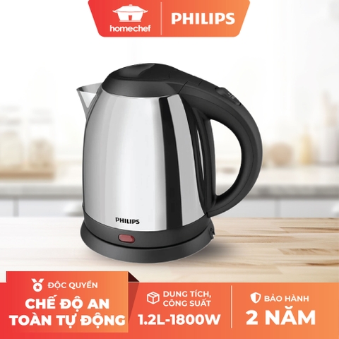 Bình đun siêu tốc Philips 1800W HD9303/03 1,2L