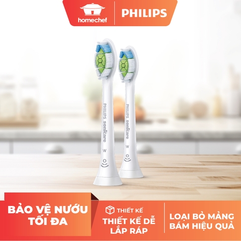 Combo 2 đầu bàn chải điện W2 Philips HX6062/67