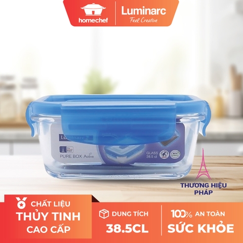 Hộp thủy tinh Luminarc Purebox 38.5cl - J4710/J2226