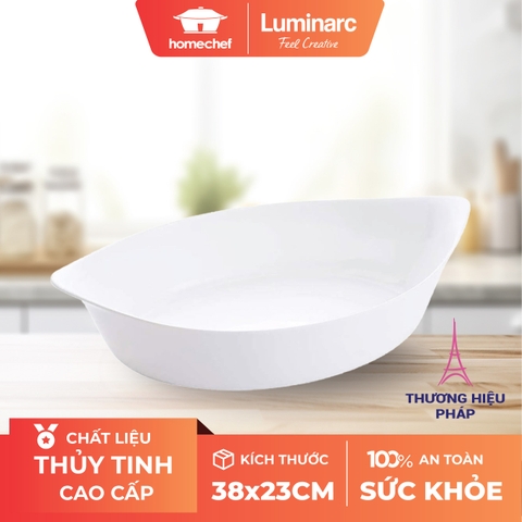 Khay nướng thủy tinh Luminarc Carine 38x23-N3486