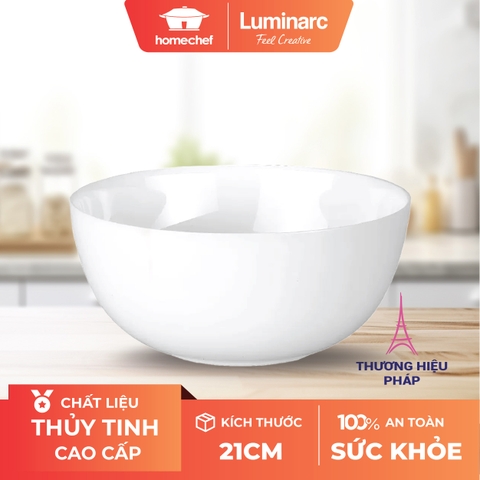 Bát tô Luminarc Diwali thuỷ tinh N3602 - 21cm