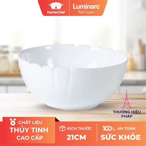 Bát tô thủy tinh Luminarc Lotusia N3619 - 21cm