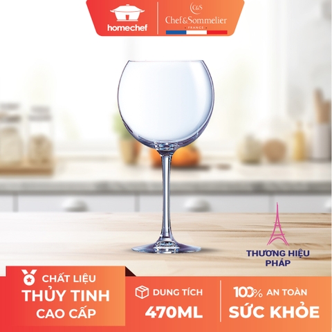 Bộ ly rượu vang C&S Cabernet Ballon 470ml N4584
