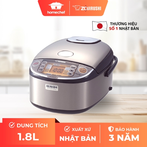 Nồi cơm điện áp suất cao tần Zojirushi NP-HRQ18-XT 1,8L