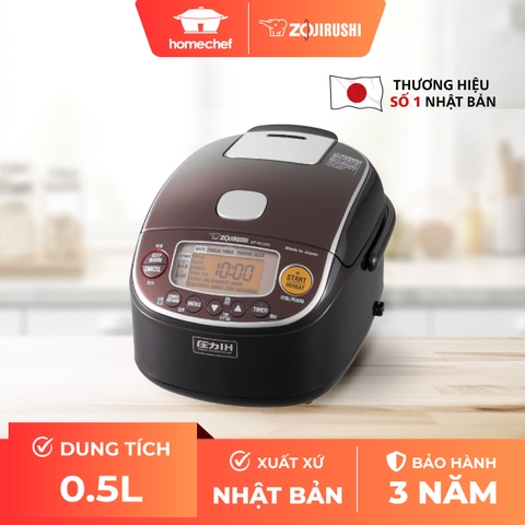Nồi cơm điện áp suất cao tần Zojirushi NP-RLQ05-TD 0,5L