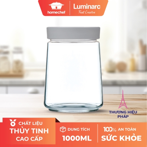 Hũ thủy tinh Luminarc Swing 1000ml - P9296
