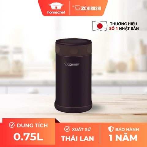 Hộp đựng thức ăn giữ nhiệt Zojirushi SW-FCE75-TD 0,75L