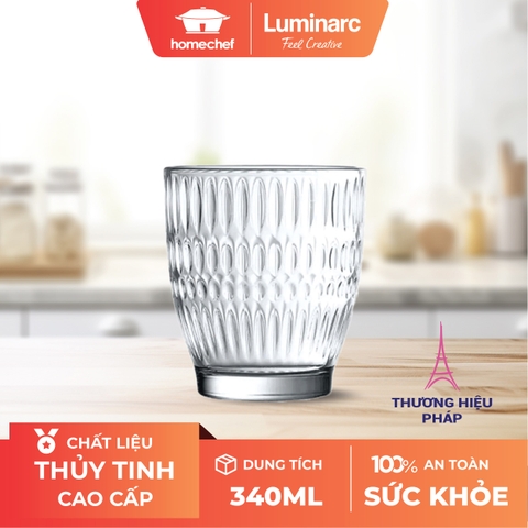 Bộ cốc (ly) thấp Luminarc Rock Dew 6 chiếc V7638 340ml