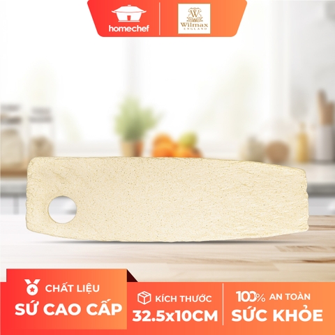 Đĩa sứ Wilmax 32.5 X 10cm màu cát  - WL-661332 / A