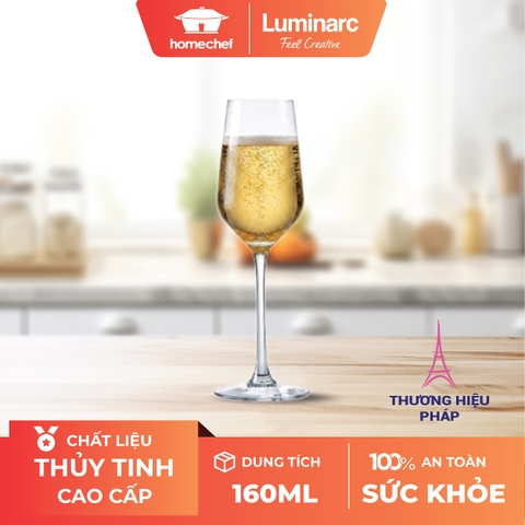 Bộ 6 ly thuỷ tinh Val Surloire Flute 160 ml - X0558