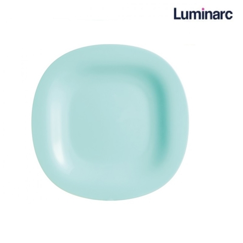 Đĩa (dĩa) nông lòng Luminarc Carine thủy tinh xanh ngọc P4127- 27cm