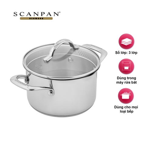 Nồi inox Scanpan STS 18cm 75251800 2,5L