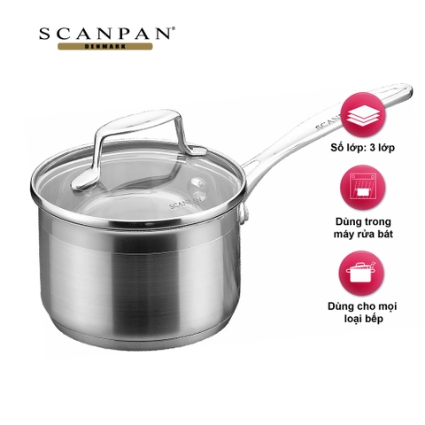 Nồi inox quấy bột Scanpan Impact 16cm 71231600 1,8L