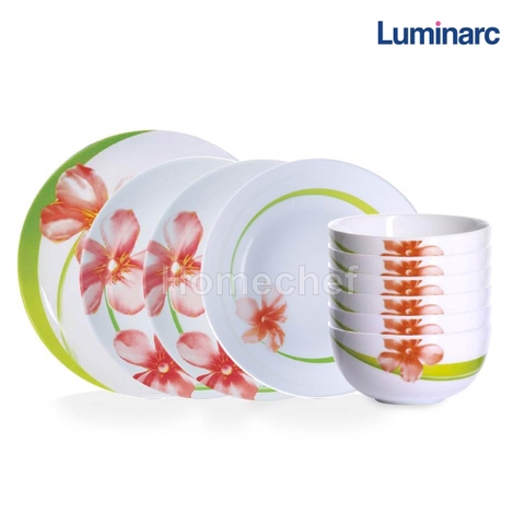 Bộ bát đĩa (chén, dĩa) Luminarc Sweet Impression thủy tinh 10 chi tiết SI10A